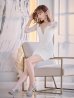 画像6: XS-Lサイズあり【ROBE de FLEURS Glossy/ローブ・ド・フルール グロッシー】バストビジュー/ レーススリーブ/ 袖あり/ ワンカラー/ 総レース/ タイト/ ミニドレス/ キャバドレス[OF2]