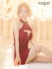 画像6: 門りょうちゃん着用　XSサイズあり【ROBE de FLEURS Glossy/ローブ・ド・フルール グロッシー】ホルターチェーンネック/ アメスリ/ バストカット/ フロントジップ/ タイト/ ミニドレス/ キャバドレス[OF2]