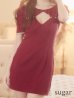 画像24: XSサイズあり【ROBE de FLEURS Glossy/ローブ・ド・フルール グロッシー】袖あり/ リブニット/ バストカット/ パール/ ストレッチ/ タイト/ ミニドレス/ キャバドレス[OF2]