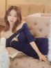 画像15: 門りょうちゃん着用 XSサイズあり【ROBE de FLEURS Glossy/ローブ・ド・フルール グロッシー】袖あり/ バストジッパー/ リブニット/ ワンカラー/ 半袖/ オフショル/ ストレッチ/ タイト/ ミニドレス/ キャバドレス[OF2]