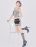 グレー モデル：明日花キララ　身長：162cm　着用サイズ：Sサイズ