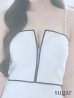 ホワイト モデル：ももか　身長：156cm　着用サイズ：Sサイズ