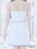 ホワイト モデル：ももか　身長：156cm　着用サイズ：Sサイズ