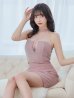 ピンク モデル：ぴょな　身長：160cm　着用サイズ：Sサイズ
