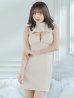 画像34: XSサイズあり【ROBE de FLEURS Glossy/ローブ・ド・フルール グロッシー】フロントジッパー/ リブニット/ ノースリーブ/ ワンカラー/ タイト/ ミニドレス/ キャバドレス[OF2]