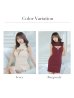 画像48: XSサイズあり【ROBE de FLEURS Glossy/ローブ・ド・フルール グロッシー】フロントジッパー/ リブニット/ ノースリーブ/ ワンカラー/ タイト/ ミニドレス/ キャバドレス[OF2]