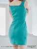 画像12: XSサイズあり【ROBE de FLEURS Glossy/ローブ・ド・フルール グロッシー】バストカット/ チェーン/ ワンカラー/ ワンショルデザイン/ シアー/ ストレッチ/ タイト/ ミニドレス/ キャバドレス[OF2]
