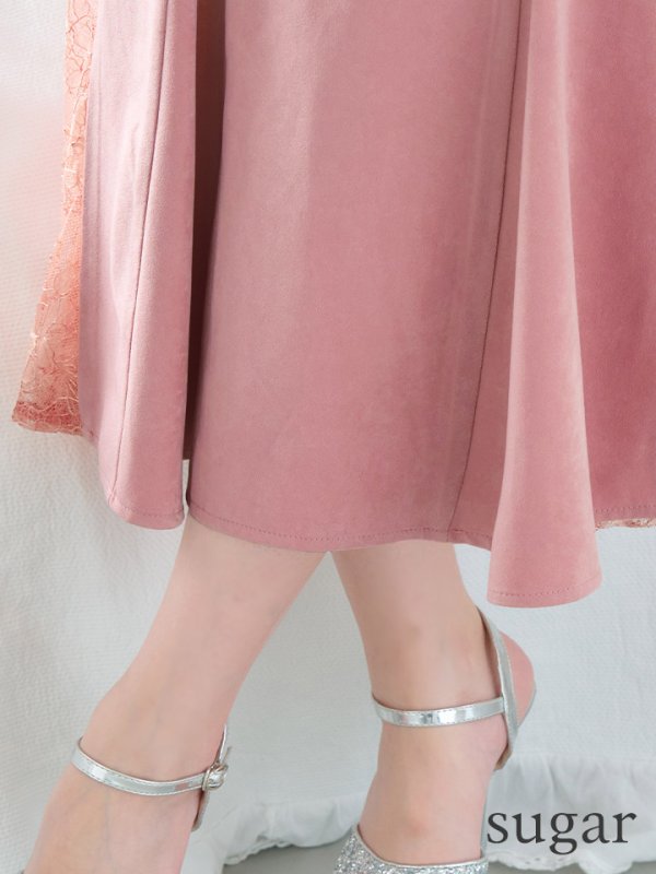 画像29: 【Glossy/グロッシー】サイドレース/ ファーストラップ/ ワンカラー/ キャミソール/ ストレッチ/ タイト/ ミモレ丈/ ロングドレス/ キャバドレスlong[OF08]