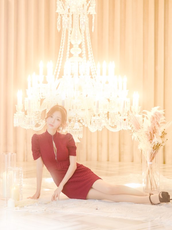 画像20: 門りょうちゃん着用 XSサイズあり【Glossy/グロッシー】バストジッパー/ ワッフル/ 袖あり/ 半袖/ シンプル/ ワンカラー/ ストレッチ/ タイト/ ミニドレス/ キャバドレス[OF08]