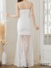 画像9: 【Glossy/グロッシー】バストビジュー/ レース/ キャミ/ スリット/ サイドシアー/ ロングドレス/ キャバドレスlong[OF2]