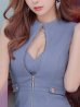 画像25: XSサイズあり【ROBE de FLEURS Glossy/ローブ・ド・フルール グロッシー】ジッパー/ リブニット/ シンプル/ ワンカラー/ ノースリーブ/ タイト/ ミニドレス/ キャバドレス[OF2]
