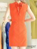 画像13: XSサイズあり【ROBE de FLEURS Glossy/ローブ・ド・フルール グロッシー】チョーカー風ベルト/ カットアウト/ シンプル/ ワンカラー/ ノースリーブ/ タイト/ ミニドレス/ キャバドレス[OF2]