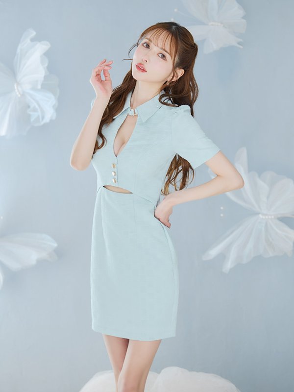 アイスブルー モデル:ゆめ 身長:160cm 着用サイズ:Sサイズ