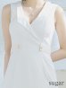 画像19: XSサイズあり【ROBE de FLEURS Glossy/ローブ・ド・フルール グロッシー】襟付き/ レザーベルトデザイン/ ノースリーブ/ シンプル/ ワンカラー/ タイト/ ミニドレス/ キャバドレス[OF2]