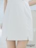 画像20: XSサイズあり【ROBE de FLEURS Glossy/ローブ・ド・フルール グロッシー】襟付き/ レザーベルトデザイン/ ノースリーブ/ シンプル/ ワンカラー/ タイト/ ミニドレス/ キャバドレス[OF2]