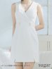 画像17: XSサイズあり【ROBE de FLEURS Glossy/ローブ・ド・フルール グロッシー】襟付き/ レザーベルトデザイン/ ノースリーブ/ シンプル/ ワンカラー/ タイト/ ミニドレス/ キャバドレス[OF2]