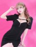 画像9: XSサイズあり【ROBE de FLEURS Glossy/ローブ・ド・フルール グロッシー】ワンカラー/ 2WAY/ ストレッチ/ 無地/ ワンピース/ タイト/ ミニドレス/ キャバドレス[OF2]