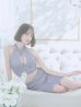 ブルー モデル：天海りこ　身長：156cm　着用サイズ：Sサイズ