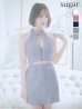 ブルー モデル：天海りこ　身長：156cm　着用サイズ：Sサイズ