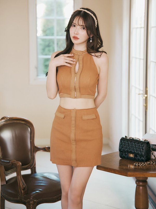 キャメル モデル：ゆめ　身長：160cm　着用サイズ：Sサイズ