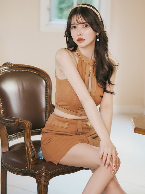 キャメル モデル：ゆめ　身長：160cm　着用サイズ：Sサイズ