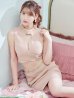 画像2: XSサイズあり【ROBE de FLEURS Glossy/ローブ・ド・フルール グロッシー】シンプル/ バストカット/ リブニット/ ノースリーブ/ ワンカラー/ タイト/ セットアップ/ ミニドレス/ キャバドレス[OF2] (2)