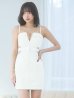 画像22: XSサイズあり【ROBE de FLEURS Glossy/ローブ・ド・フルール グロッシー】フロントジッパー/ ベルト/ キャミソール/ シアー/ タイト/ ミニドレス/ キャバドレス[OF2]