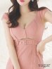 画像16: XSサイズあり【ROBE de FLEURS Glossy/ローブ・ド・フルール グロッシー】ウエストカット/ ベルトデザイン/ シンプル/ タイト/ ミニドレス/ キャバドレス[OF2]