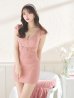 画像10: XSサイズあり【ROBE de FLEURS Glossy/ローブ・ド・フルール グロッシー】ウエストカット/ ベルトデザイン/ シンプル/ タイト/ ミニドレス/ キャバドレス[OF2]