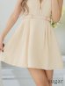 画像20: XSサイズあり【ROBE de FLEURS Glossy/ローブ・ド・フルール グロッシー】ノースリーブ/ バストオープン/ パイピング/ フレア/ ワンピース/ ミニドレス/ キャバドレス[OF2]