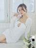 画像12: Lサイズあり【ROBE de FLEURS Glossy/ローブ・ド・フルール グロッシー】2way/ サイドシャーリング/ リボン/ ワッフル/ ワンカラー/ ストレッチ/ タイト/ ミニドレス/ キャバドレス[OF2]