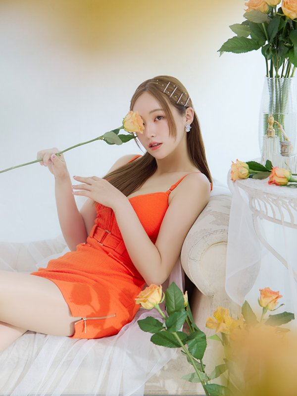 画像21: XSサイズあり【Glossy/グロッシー】ベルトデザイン/ ハートカット/ スマート/ キャミ/ タイト/ ミニドレス/ キャバドレス[OF08]