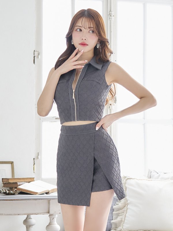 グレー モデル:ゆめ 身長:160cm 着用サイズ:Sサイズ