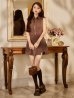 ブラウン モデル：ももか　身長：156cm　着用サイズ：Sサイズ