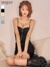ブラック　モデル：れみれみ 身長：163cm　着用サイズ：Sサイズ