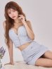 グレー　モデル：まりん　身長：164cm　着用サイズ：Sサイズ