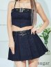 ブルーデニム モデル：如月れい　身長：156cm　着用サイズ：Sサイズ