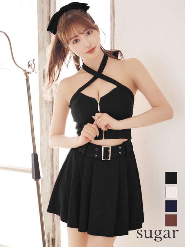 ブラック モデル：三上悠亜　身長：158cm　着用サイズ：Sサイズ