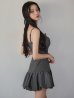 グレー モデル：まおちゃる　身長：158cm　着用サイズ：Sサイズ