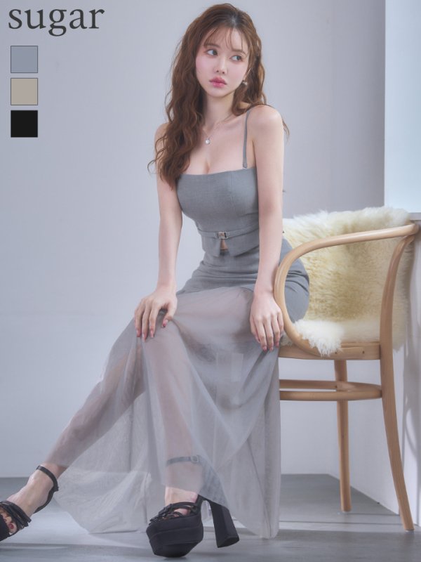 グレー　モデル：ゆめ　身長：160cm　着用サイズ：Sサイズ