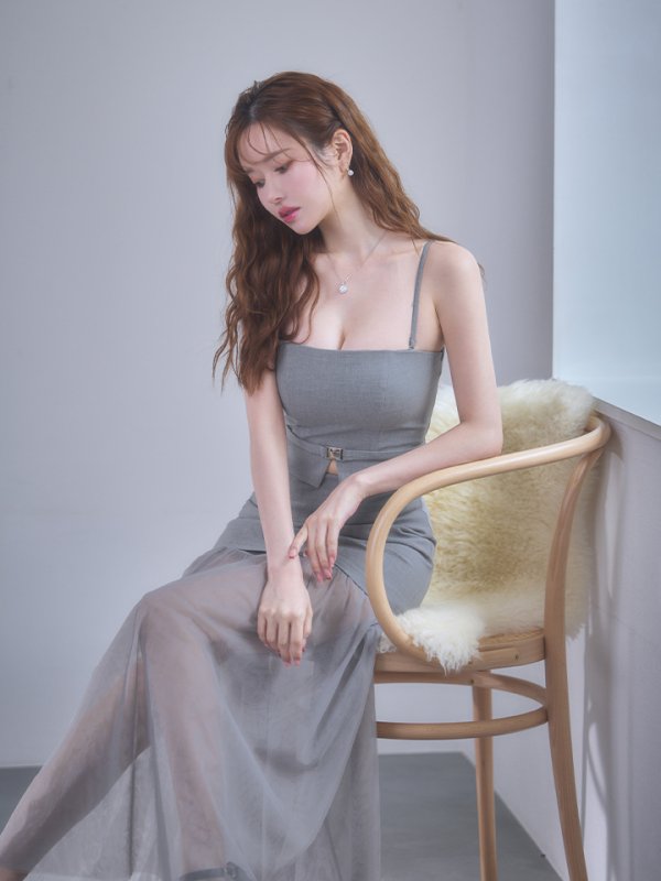 グレー　モデル：ゆめ　身長：160cm　着用サイズ：Sサイズ