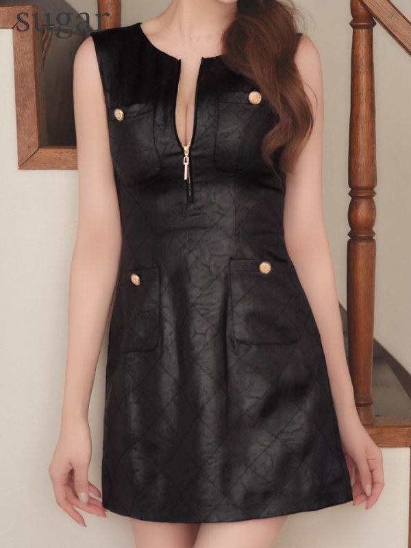 ブラック　モデル：れみれみ 身長：163cm　着用サイズ：Sサイズ