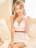 画像9: XSサイズあり【ROBE de FLEURS Glossy/ローブ・ド・フルール グロッシー】ウエスト切り替え/ フェイクレザー/ ノースリーブ/ ワンカラー/ タイト/ ミニドレス/ キャバドレス[OF2]