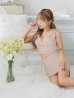 画像24: XSサイズあり【ROBE de FLEURS Glossy/ローブ・ド・フルール グロッシー】襟付き/ マニッシュダブルボタン/ トラベル/ タイト/ セットアップ/ ミニドレス/ キャバドレス[OF2]