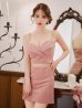 画像35: XSサイズあり【ROBE de FLEURS Glossy/ローブ・ド・フルール グロッシー】バストビジュー/ ニット/ キャミソール/ セットアップ/ ミニドレス/ キャバドレス[OF2]