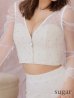 ホワイト モデル：如月れい　身長：156cm　着用サイズ：Sサイズ