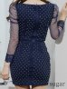 ネイビー モデル：ゆめ　身長：160cm　着用サイズ：Sサイズ