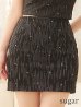 画像11: XSサイズあり【ROBE de FLEURS Glossy/ローブ・ド・フルール グロッシー】ビジューネック/ ハートカット/ コズミック/ ミニドレス/ キャバドレス[OF2]