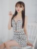 ホワイト モデル：羽澄まり　身長：158cm　着用サイズ：Sサイズ