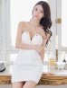 画像3: XSサイズあり【ROBE de FLEURS Glossy/ローブ・ド・フルール グロッシー】クロスストラップ/ スパンコール/ タイト/ ミニドレス/ キャバドレス[OF2]